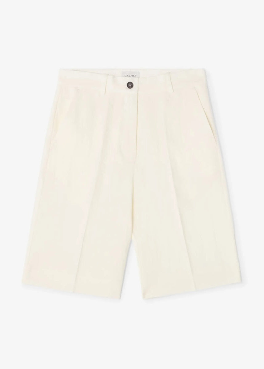 TAILORED SHORTS: WHITE