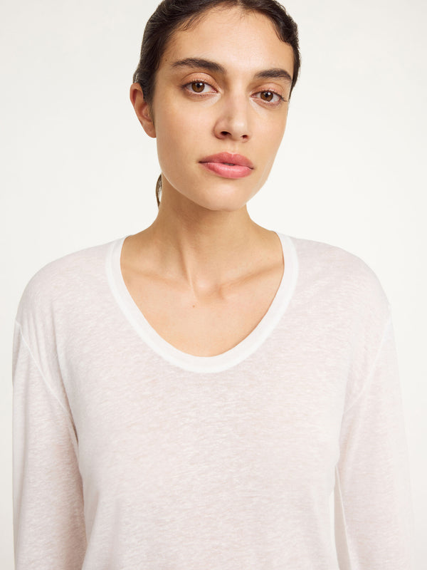 Amalou Top: Soft White