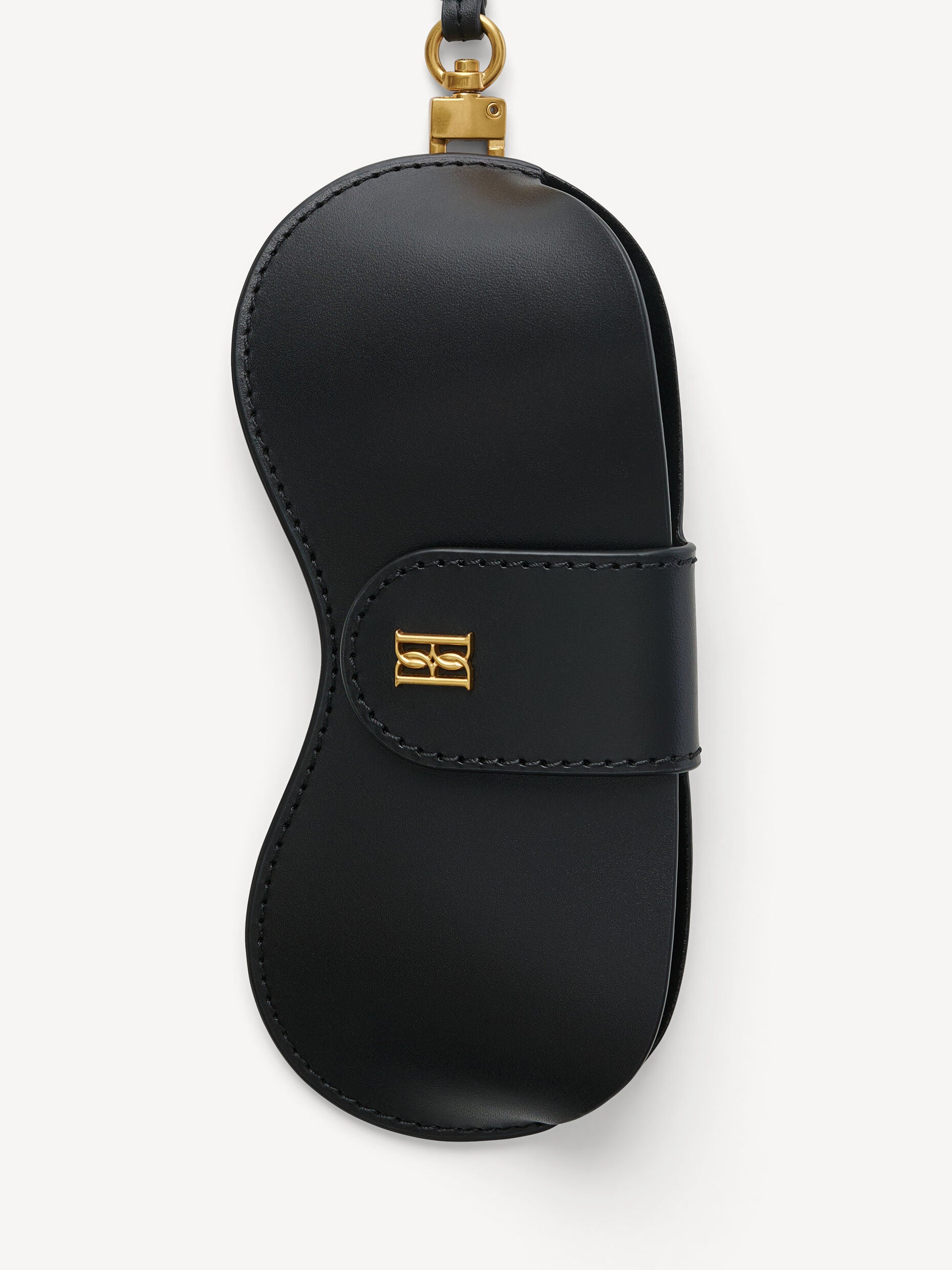 Aya Sunny Sunglasses Leather Case: Black