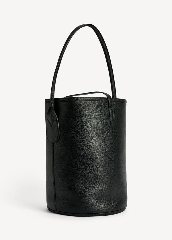 MARYLLON GRAINY BUCKET BAG: LARGE