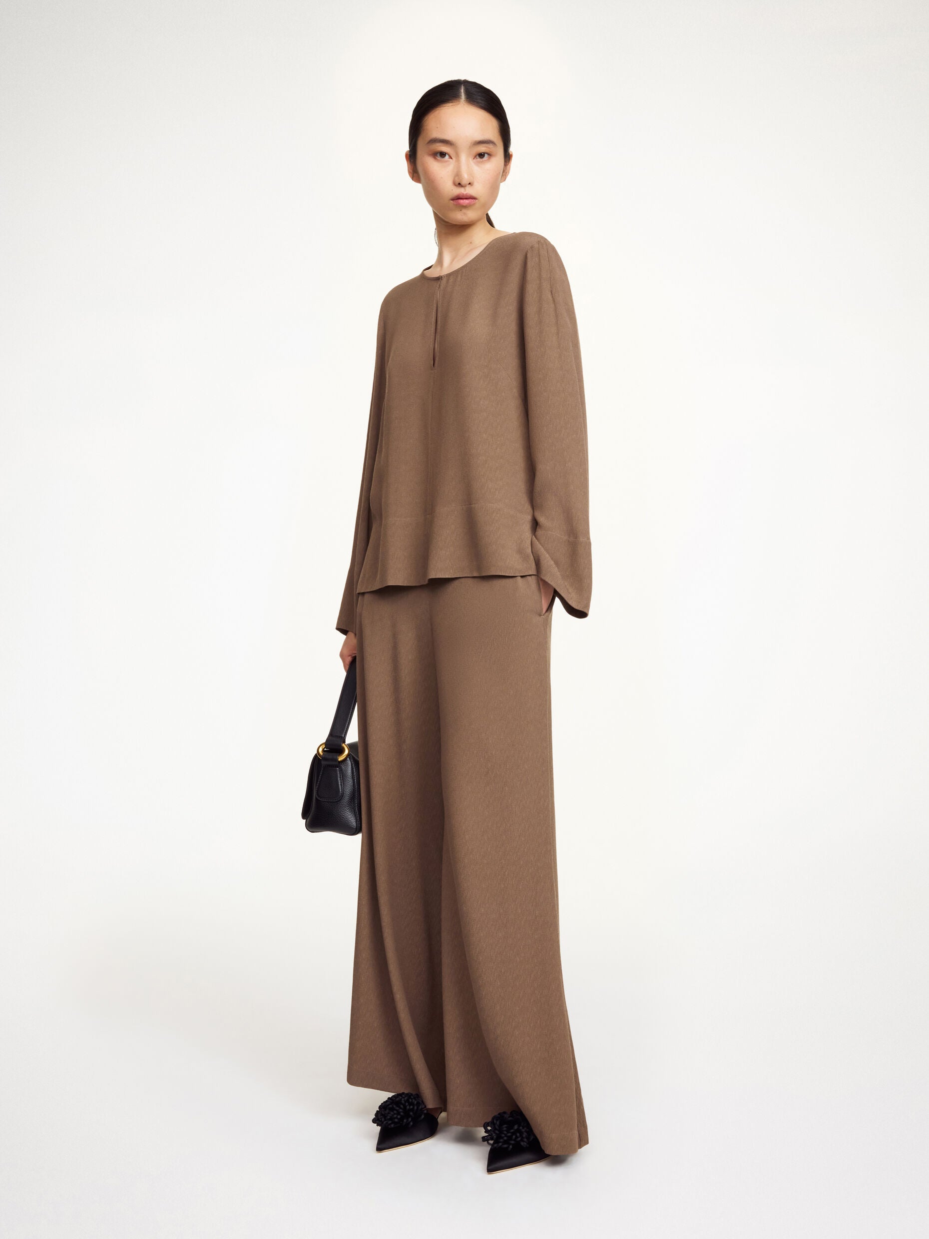 Malukka blouse: Chocolate Chip