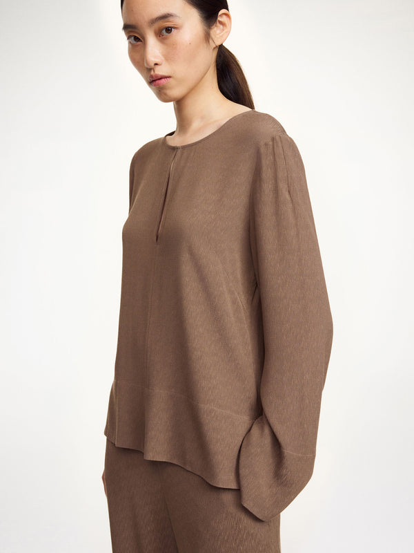 Malukka blouse: Chocolate Chip