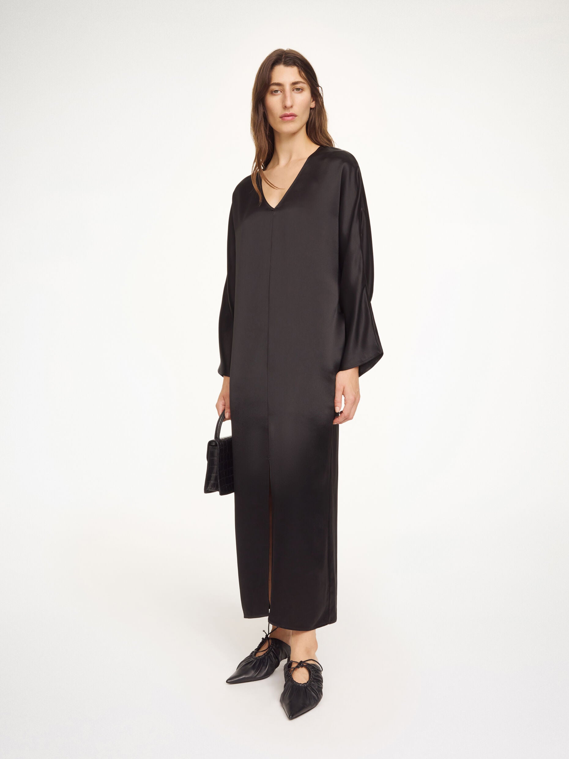 Lucina Maxi Dress: Black