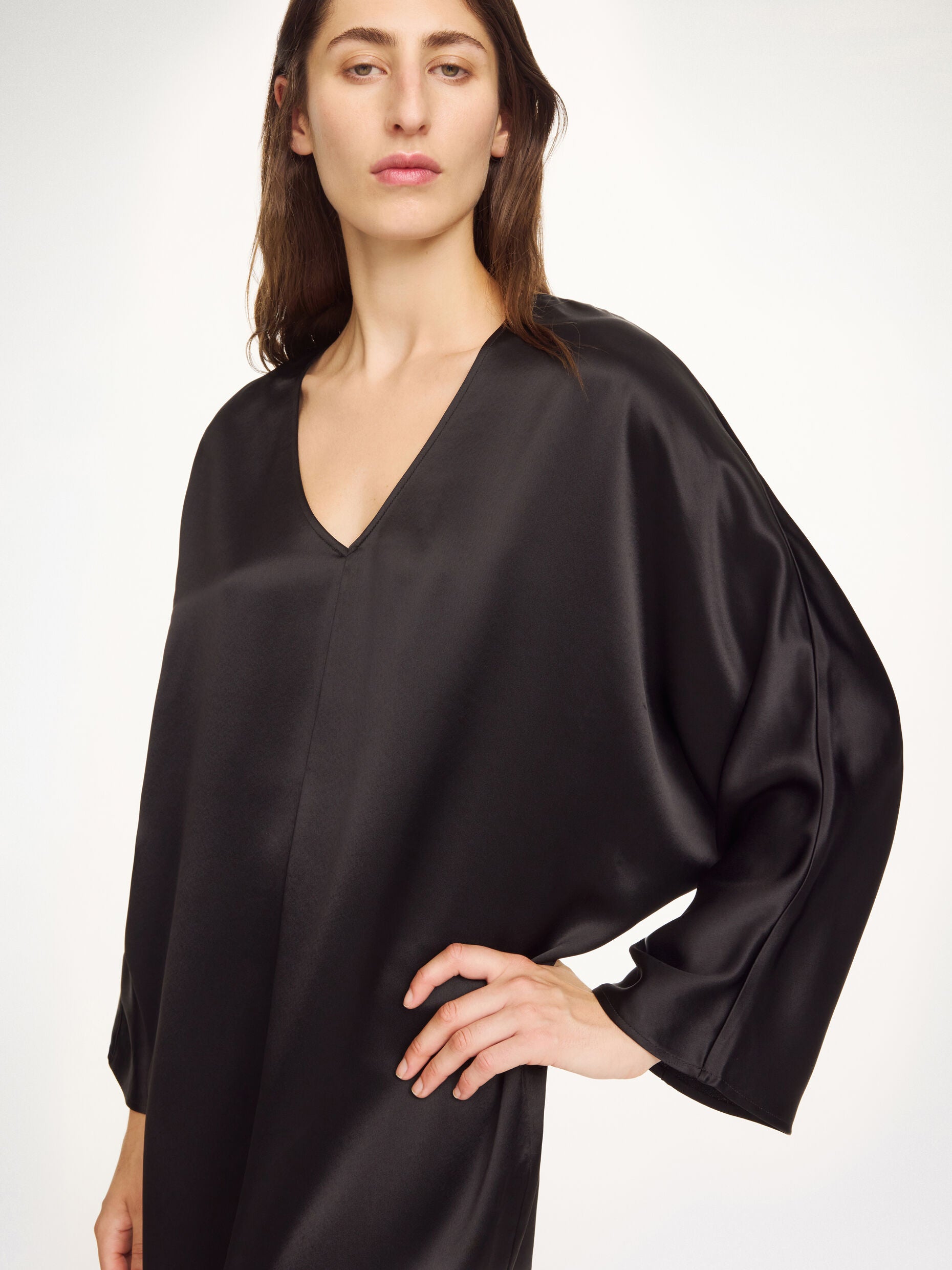 Lucina Maxi Dress: Black