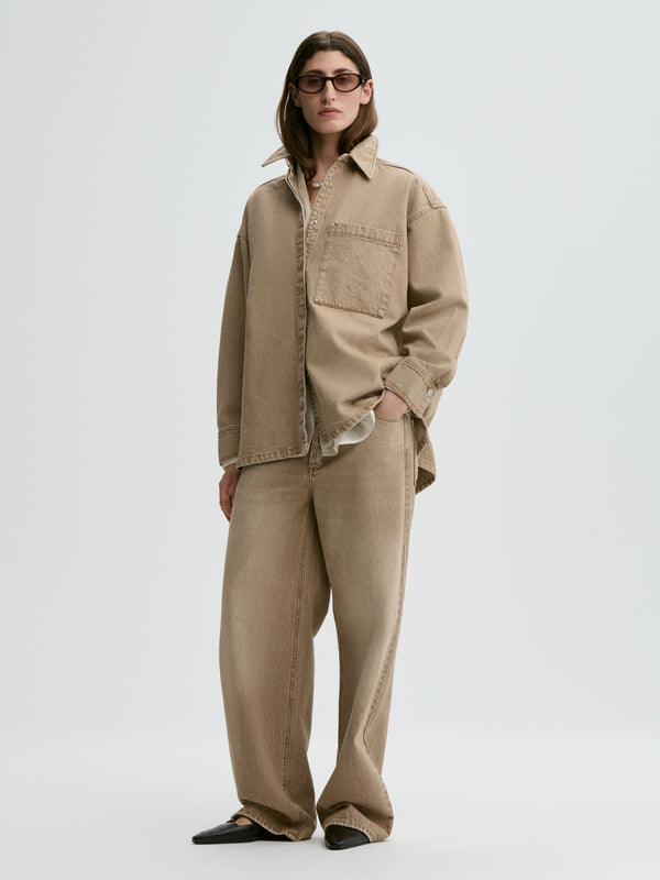 Vinola organic cotton jeans: toasted coconut