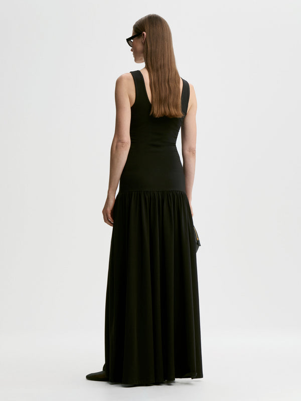Marcielle maxi dress: black