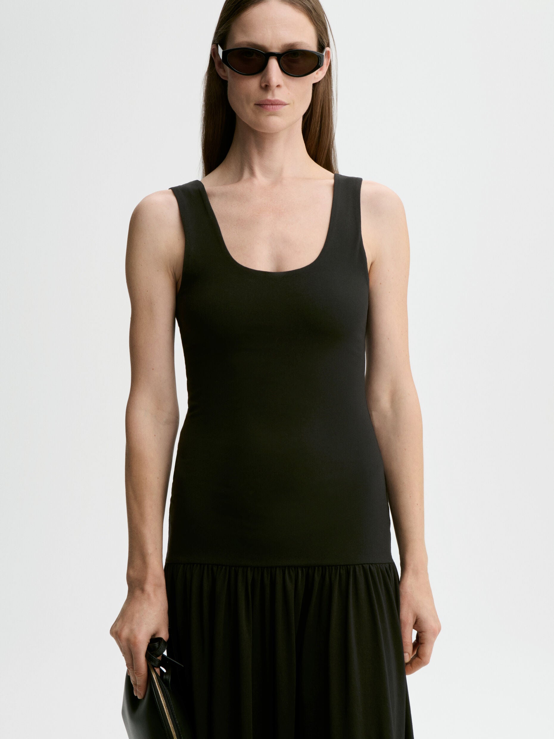 Marcielle maxi dress: black