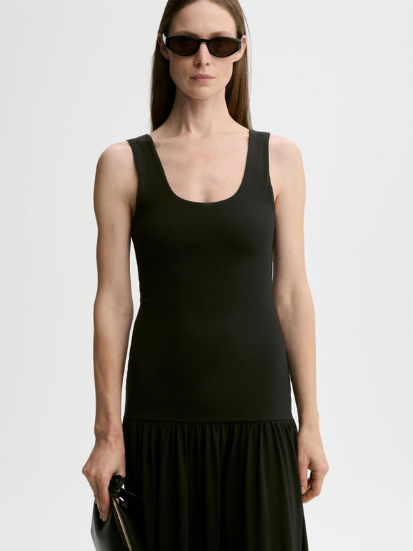 Marcielle maxi dress: black
