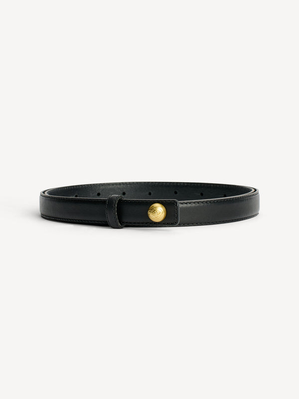 Freya leather belt: Black