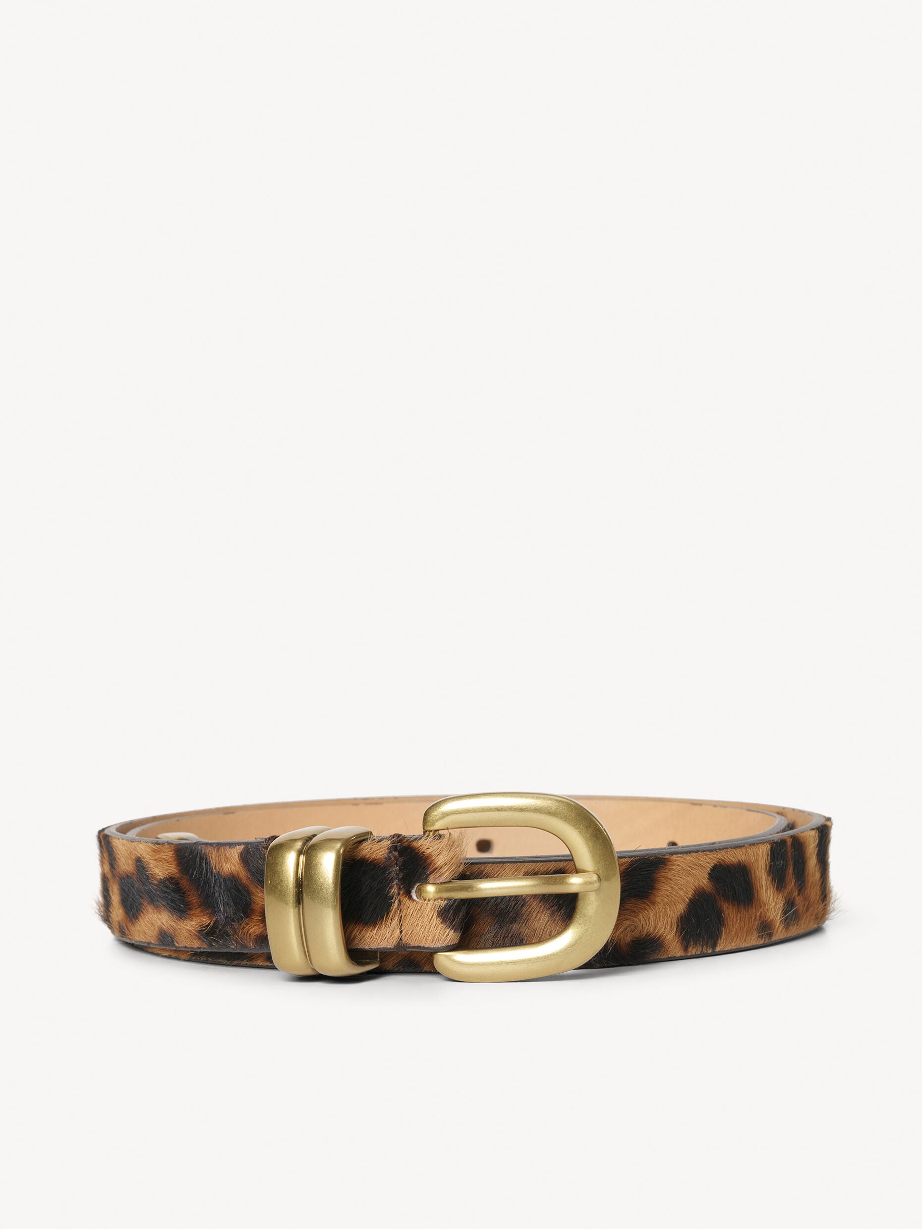 Zoilo Leo leather belt: Leopard
