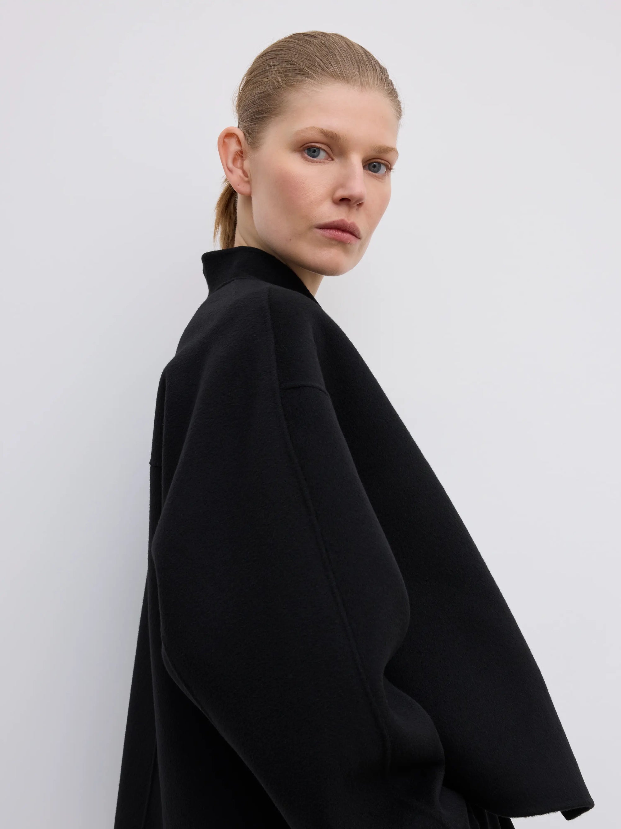 Short doublé jacket: black