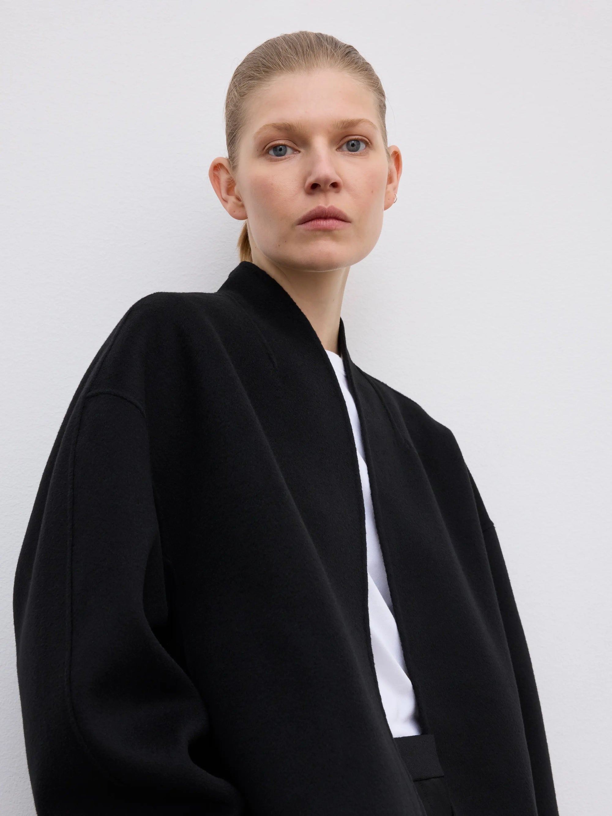 Short doublé jacket: black