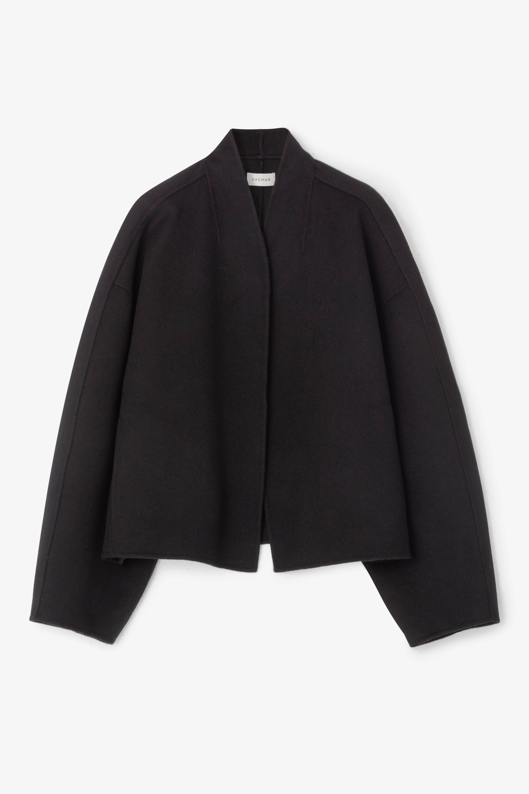 Short doublé jacket: black