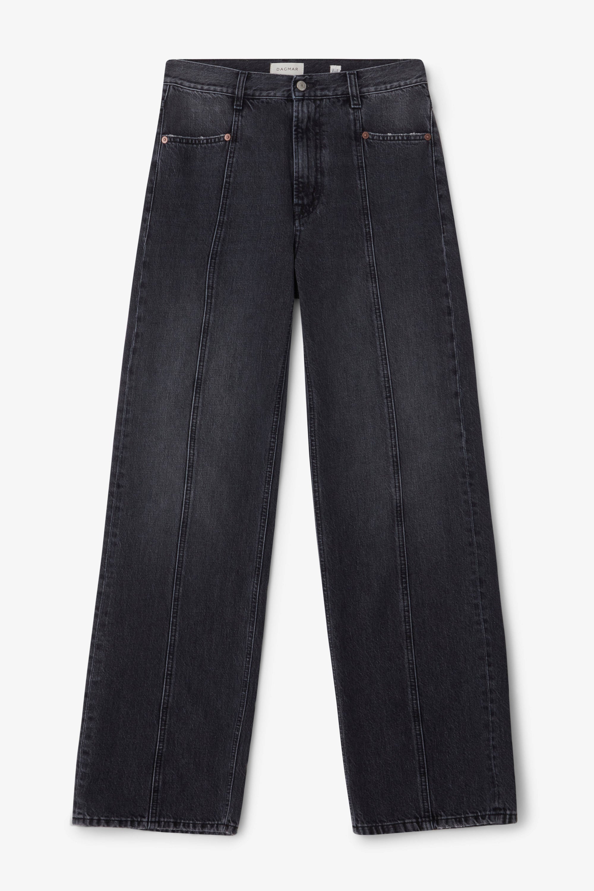 Loose Fit Denim: Dark Grey