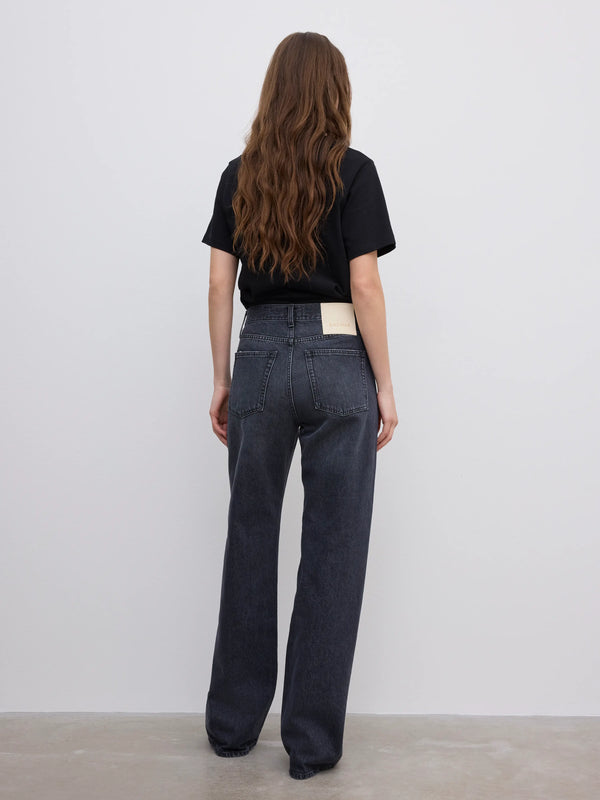 Loose Fit Denim: Dark Grey