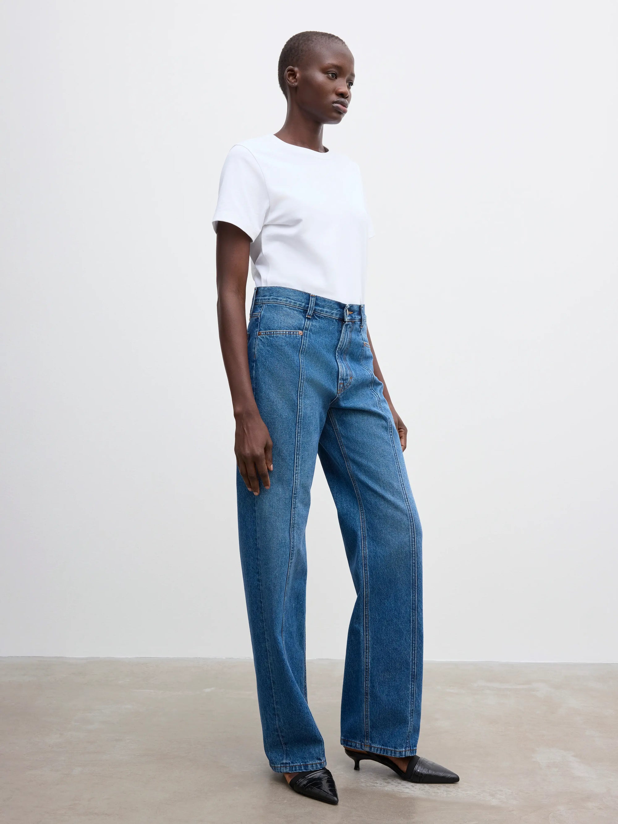 Loose Fit Denim: Dark Blue
