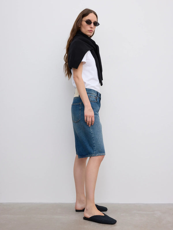 Baggy Fit Short: Vintage Blue