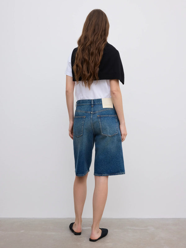 Baggy Fit Short: Vintage Blue