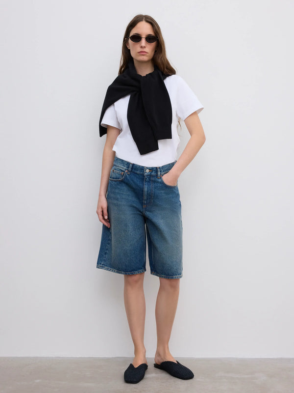 Baggy Fit Short: Vintage Blue