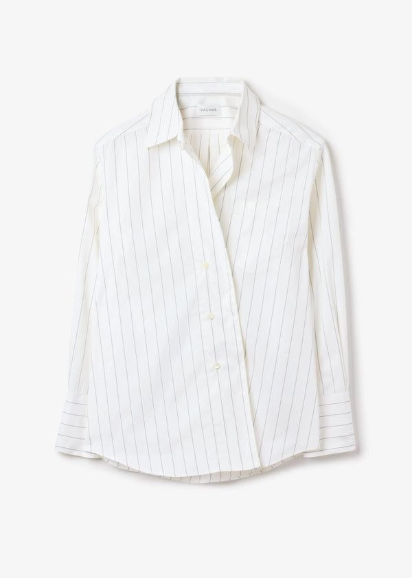 ASYMMETRIC SHIRT: BLACK AND WHITE