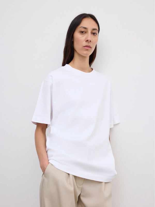 Cotton tee: white