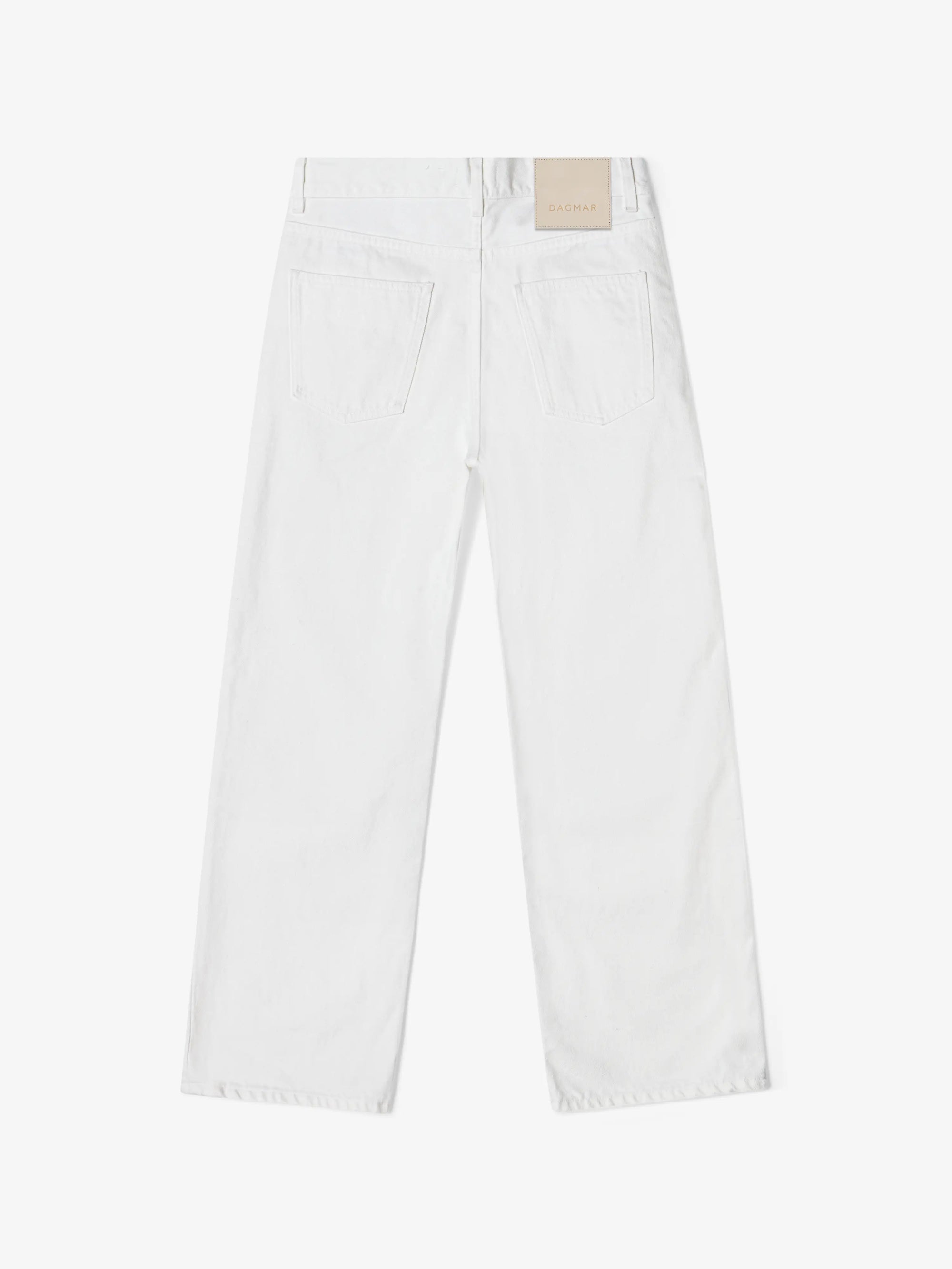 BAGGY FIT DENIM: WHITE