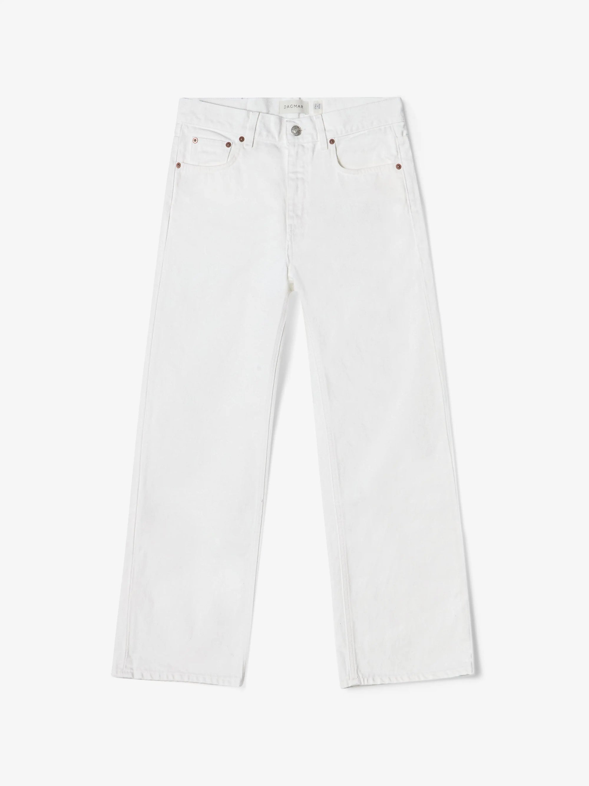 BAGGY FIT DENIM: WHITE