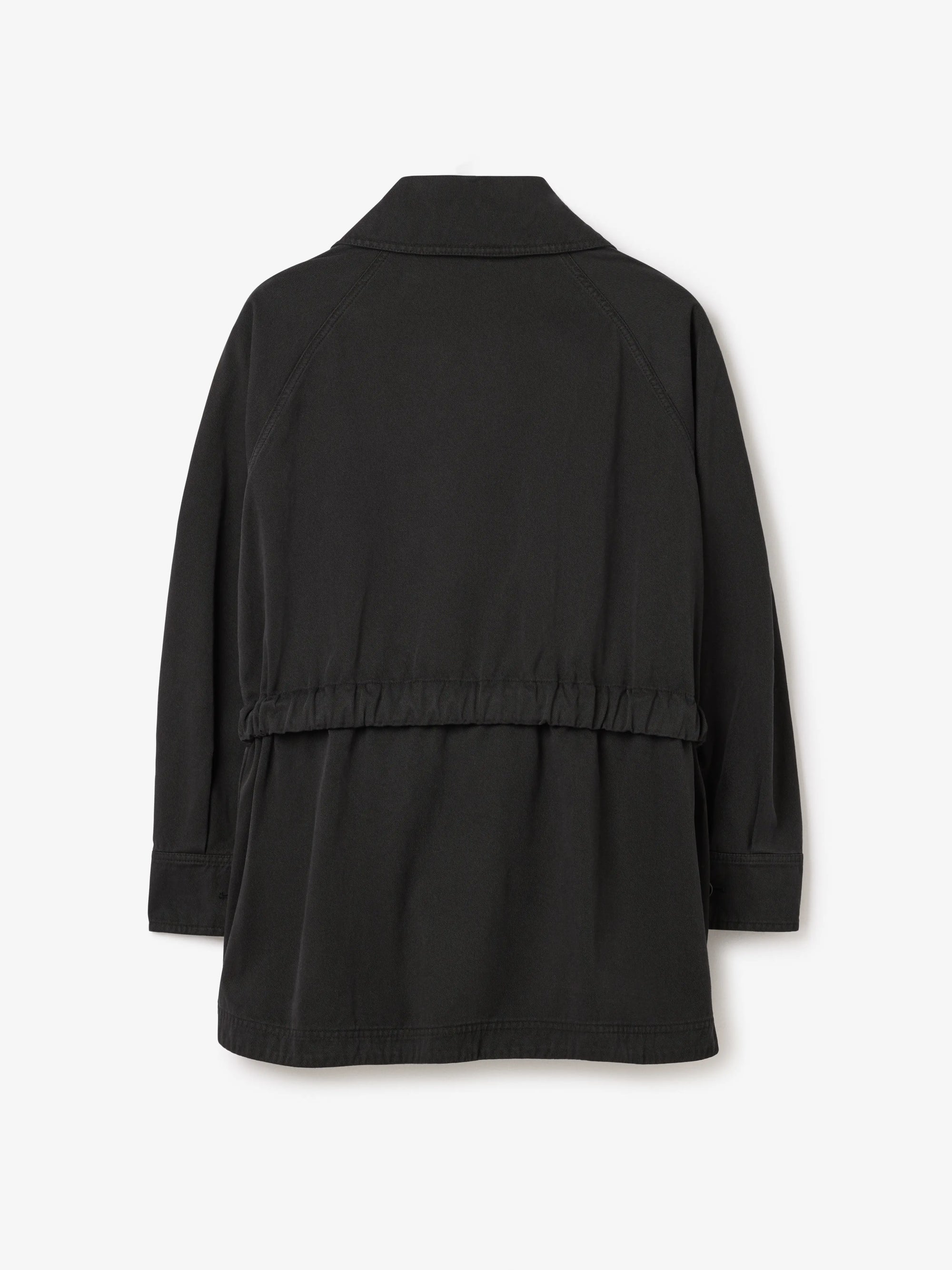 Field Cotton Jacket: Washed Black