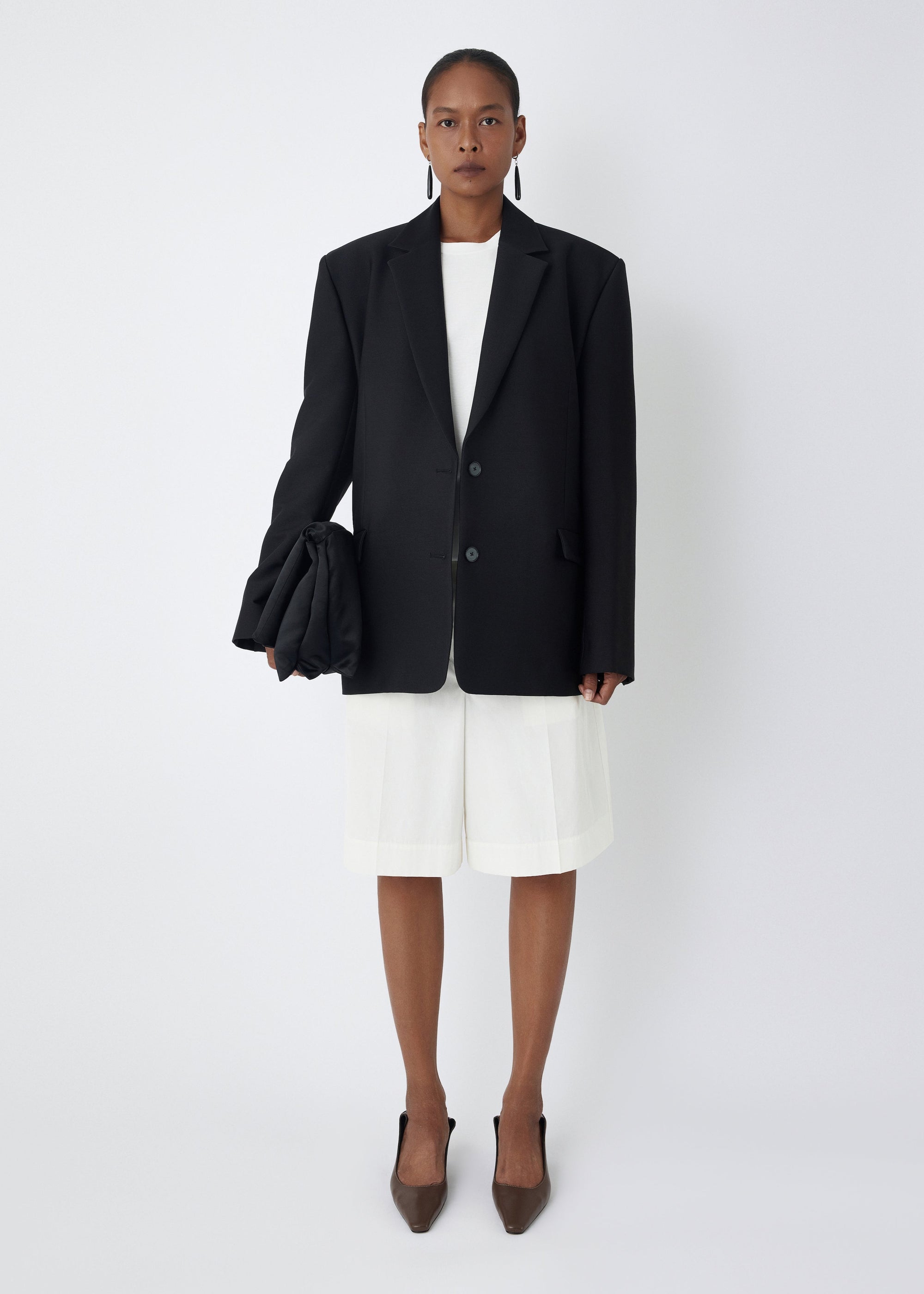TORI SHORTS: WHITE