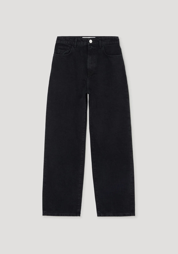bruun signature baggy denim: black