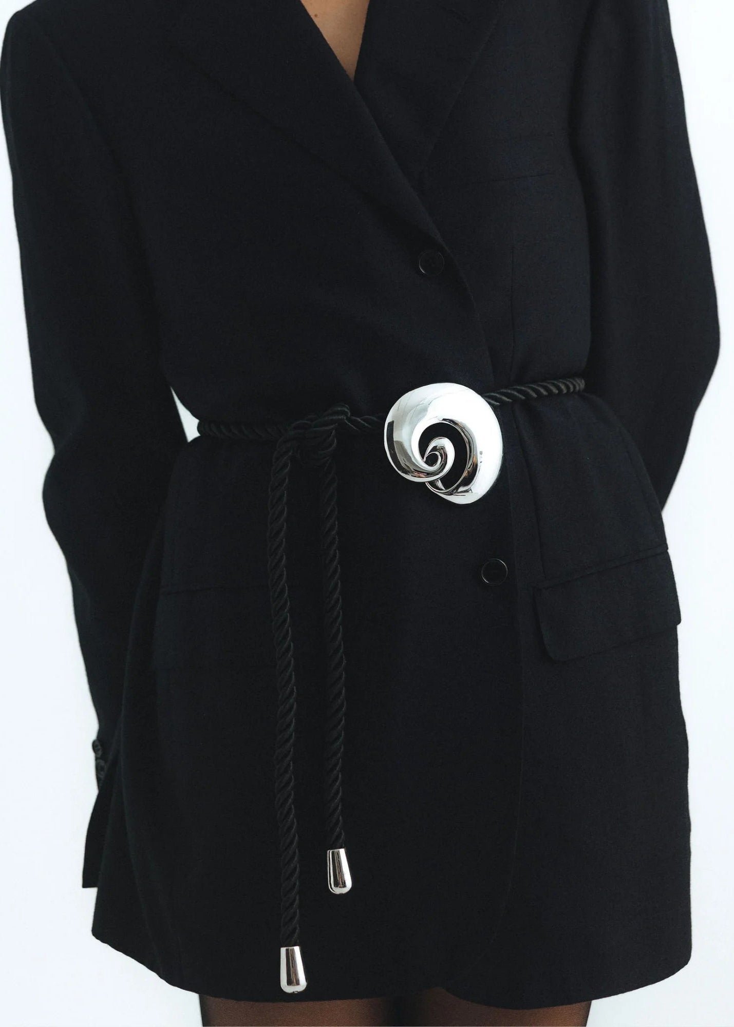 Spiral Belt: Silver
