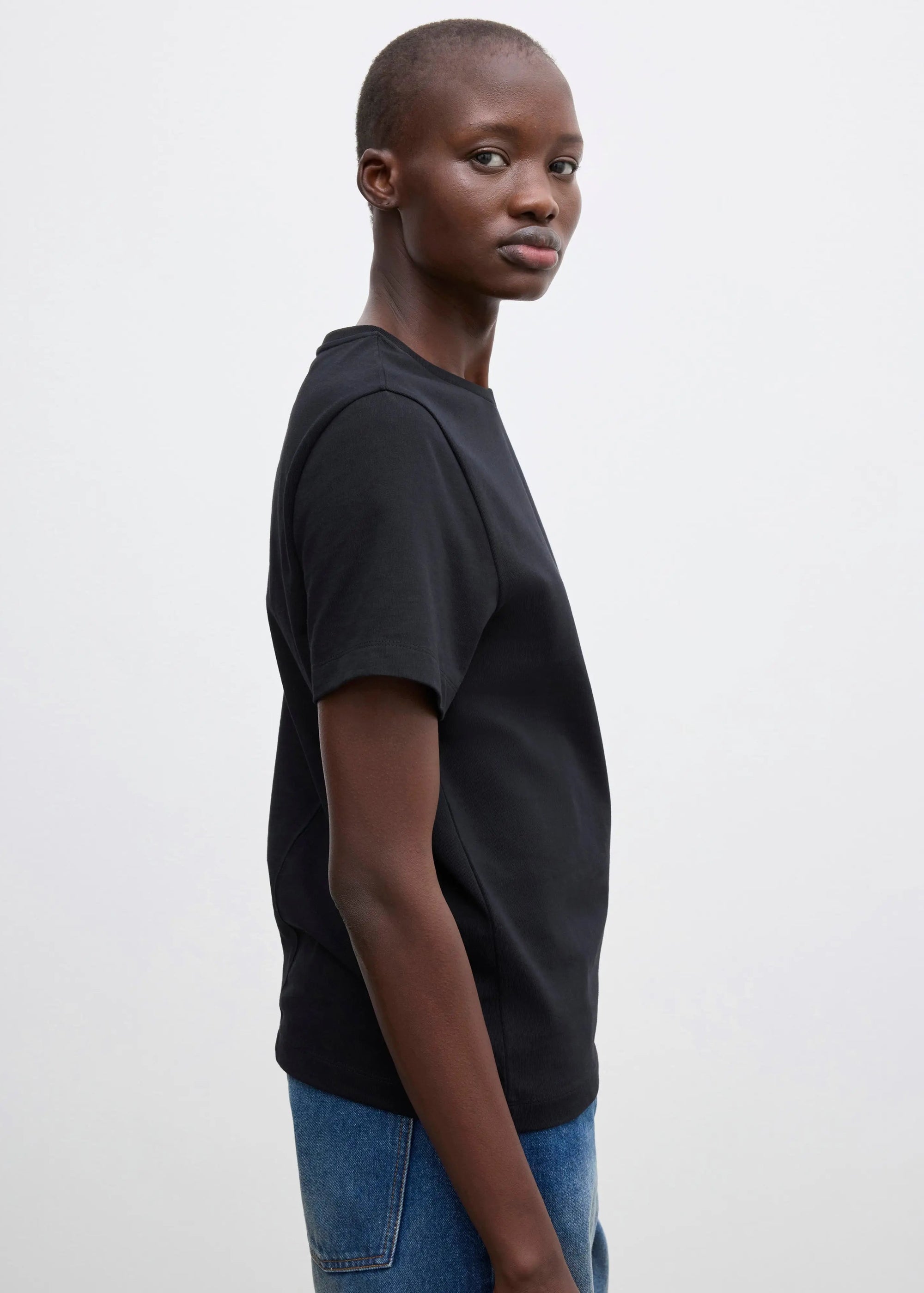 Classic Cotton T-Shirt: Black