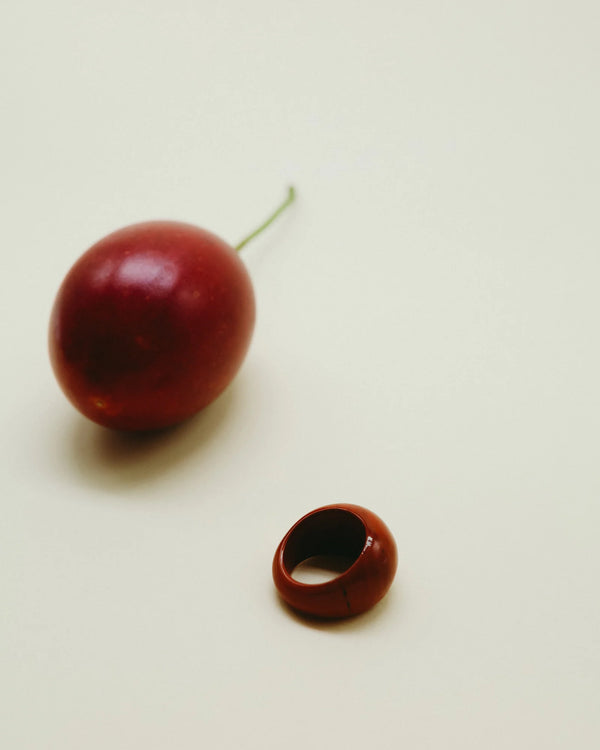Mineral Ring: Red Agate