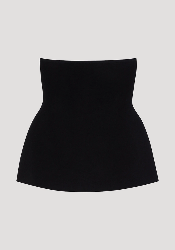 Sculptural Bustier: Black