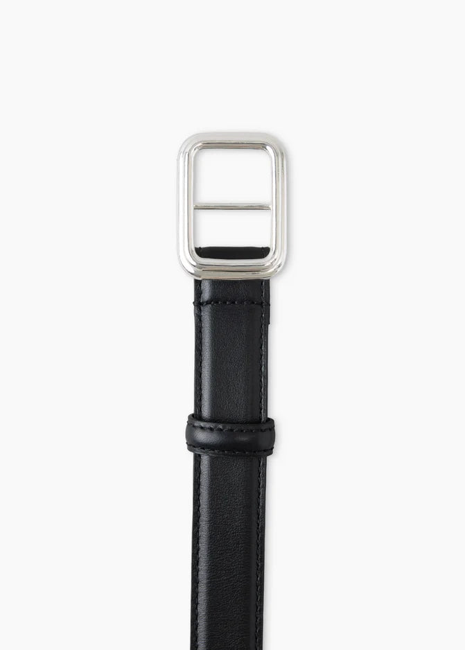 The Georgia Wide Belt: Solid Black