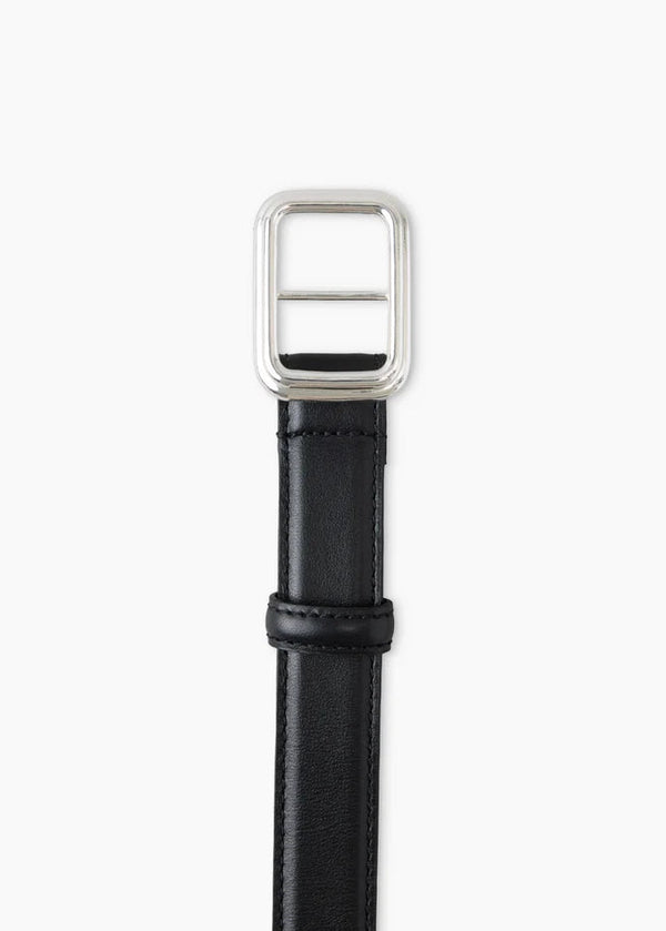 The Georgia Wide Belt: Solid Black