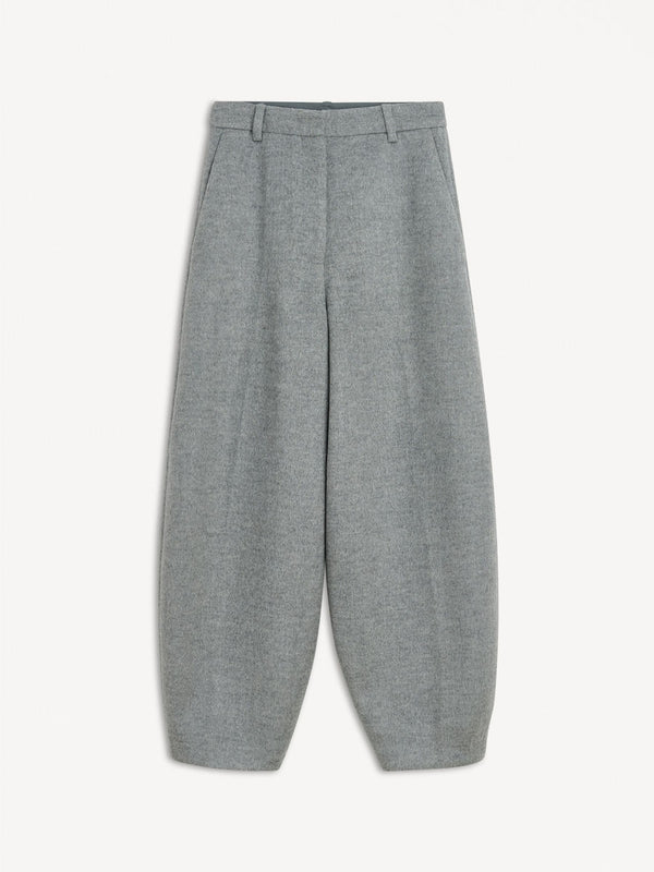 CARLIEN TROUSER: GREY WOOL