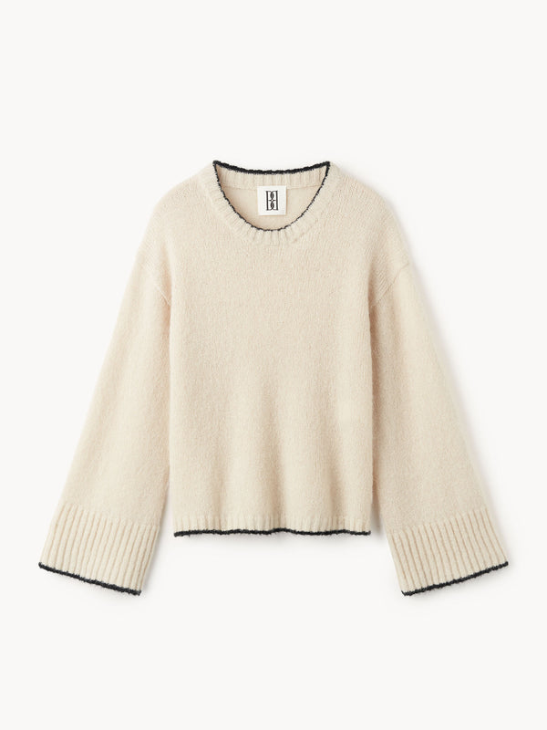 CIERRA SWEATER: GREY OYSTER