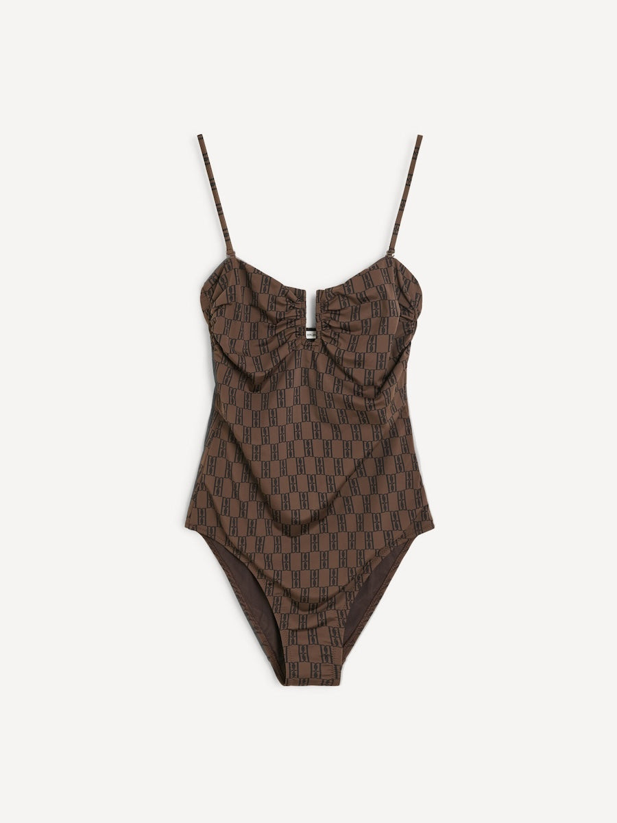 COCESA SWIMSUIT: DARK MAHOGANY