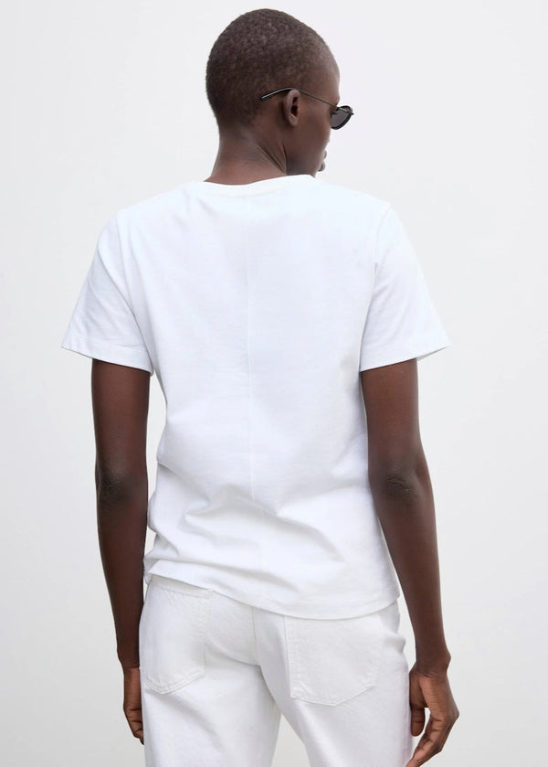 CLASSIC COTTON T-SHIRT: WHITE