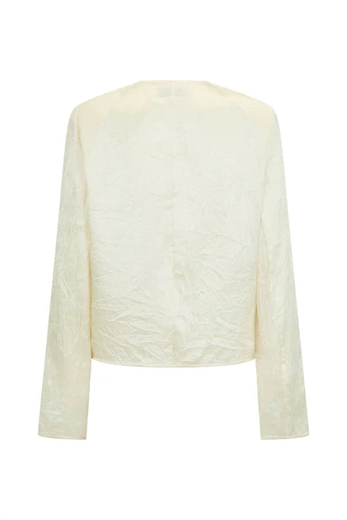 Eileen Top: Jacquard Satin