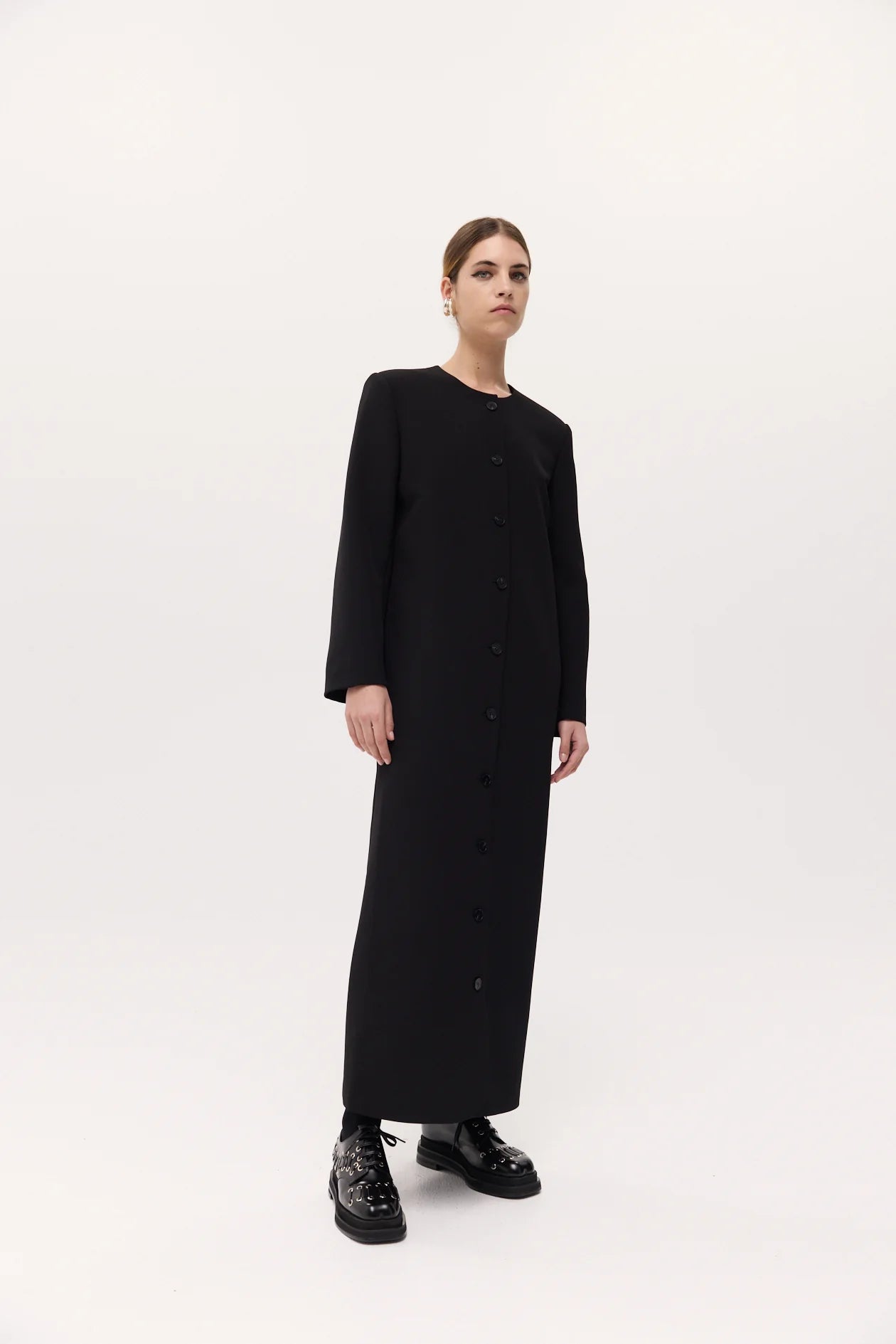 Tilmens Dress Coat: Black