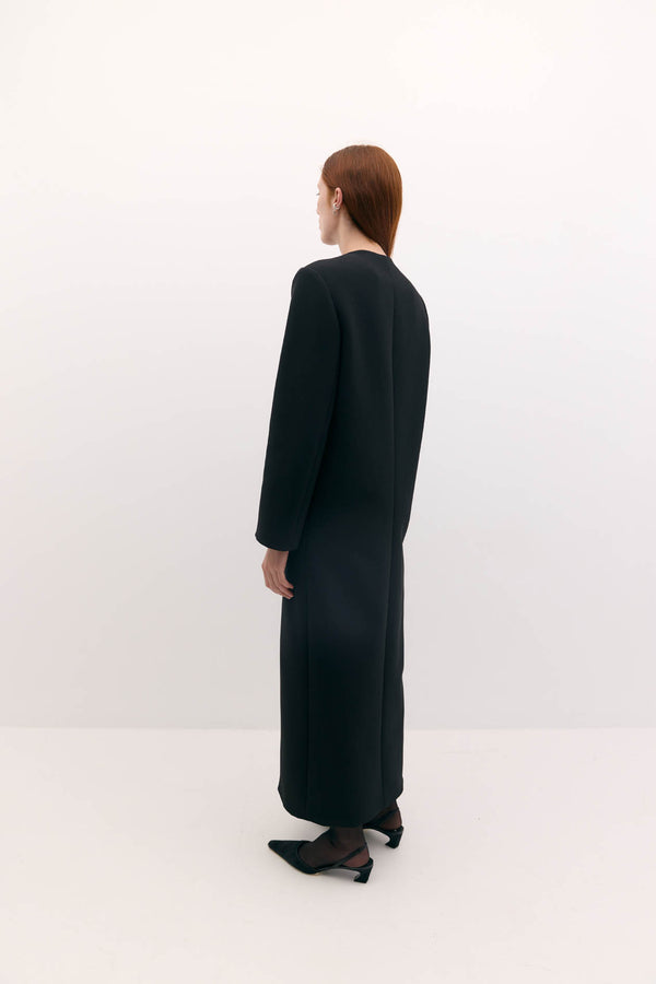 Tilmens Dress Coat: Black