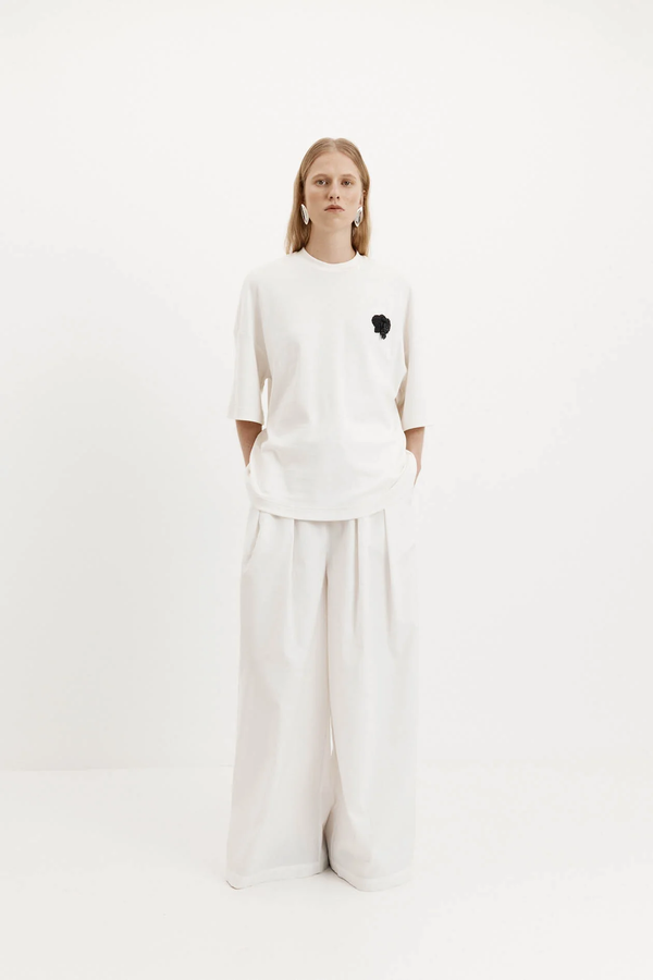 Gio Trouser Cotton: White