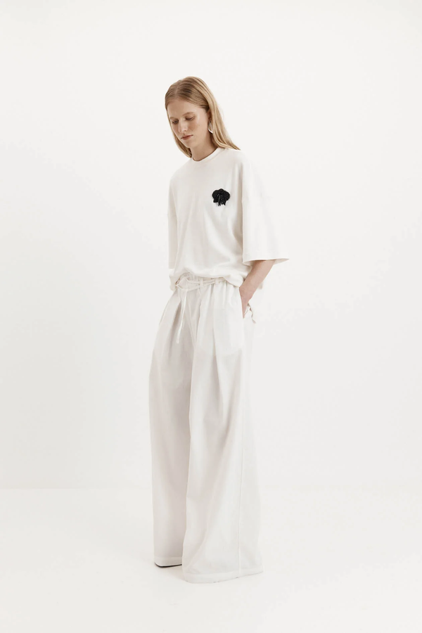 Gio Trouser Cotton: White