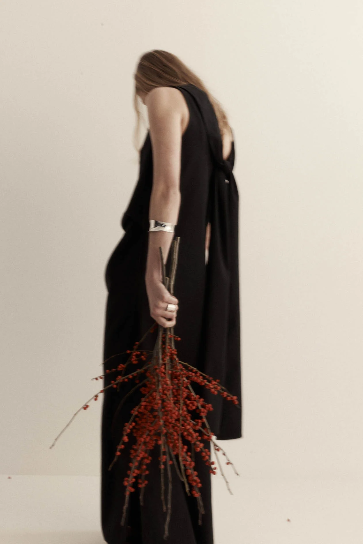 Laro Dress Summer Suiting: Black