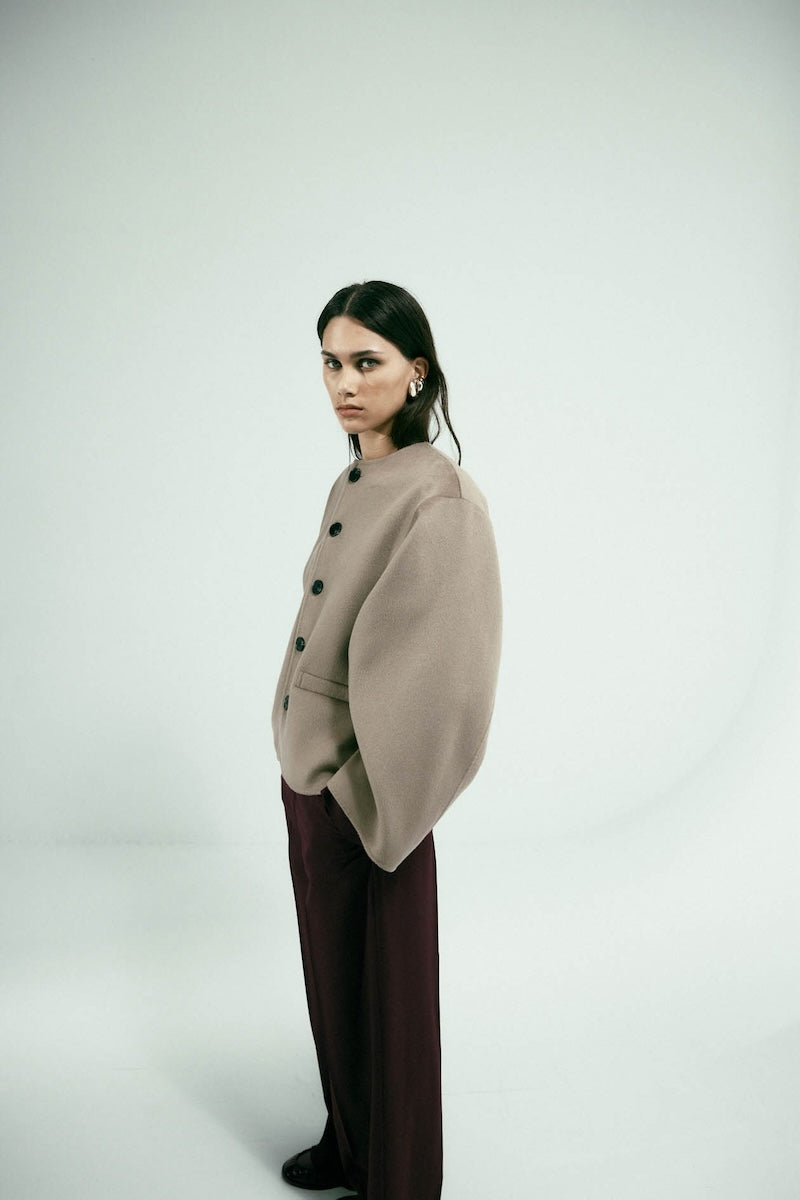 Caius Trouser: Plum