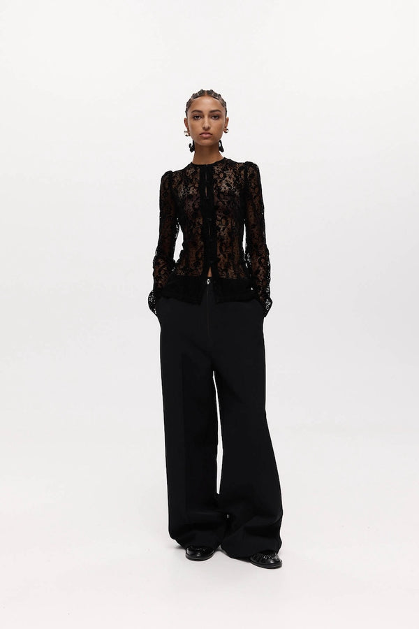 HELENA TOP: BLACK