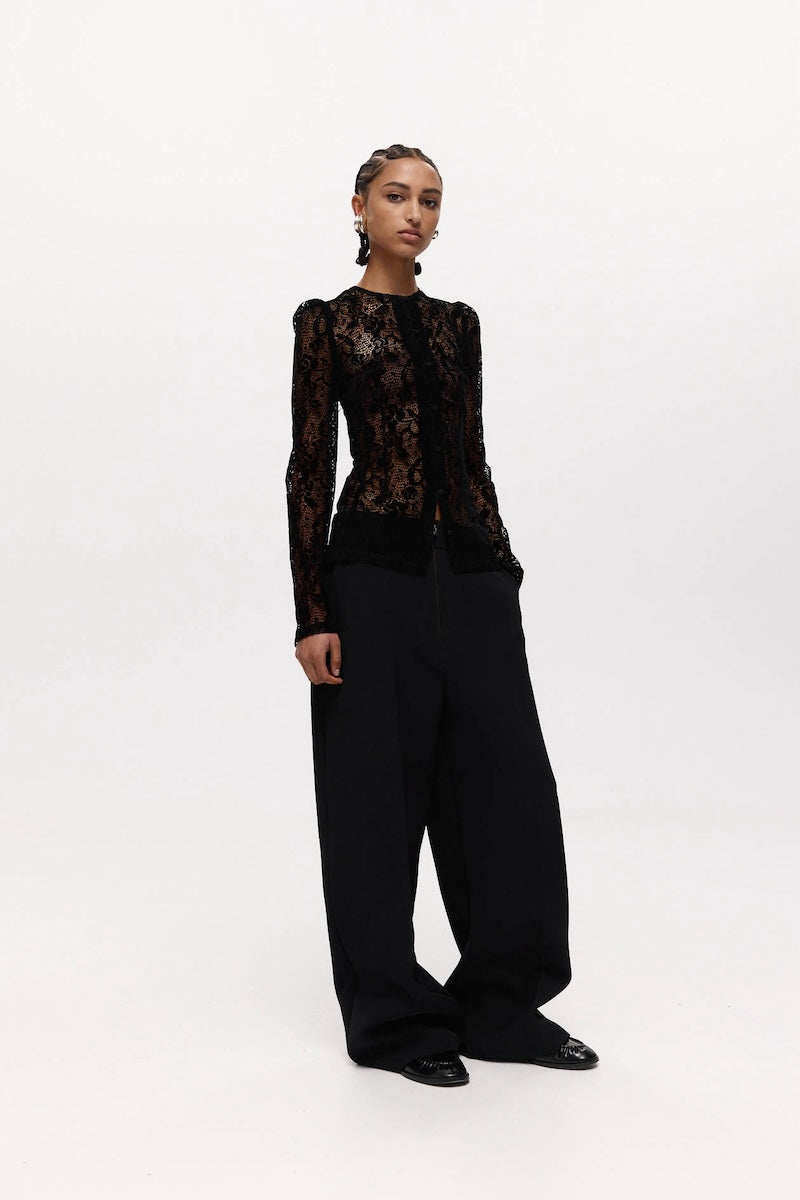 HELENA TOP: BLACK
