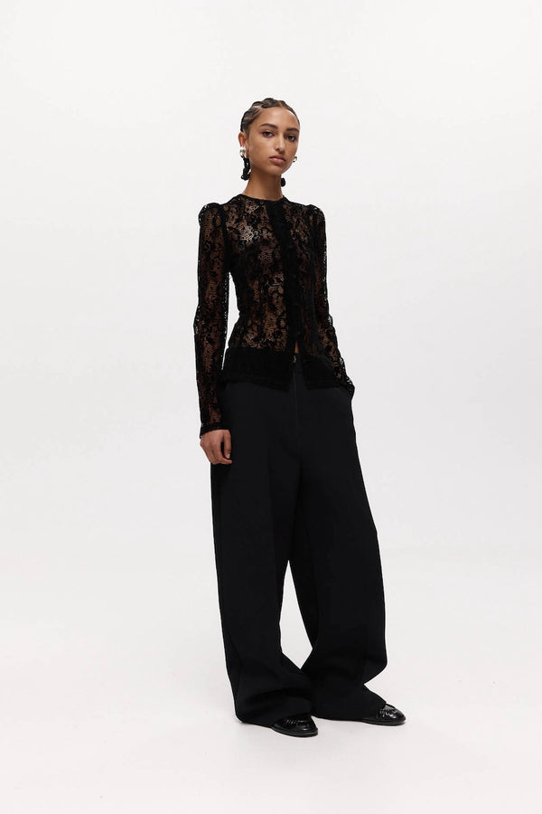 HELENA TOP: BLACK